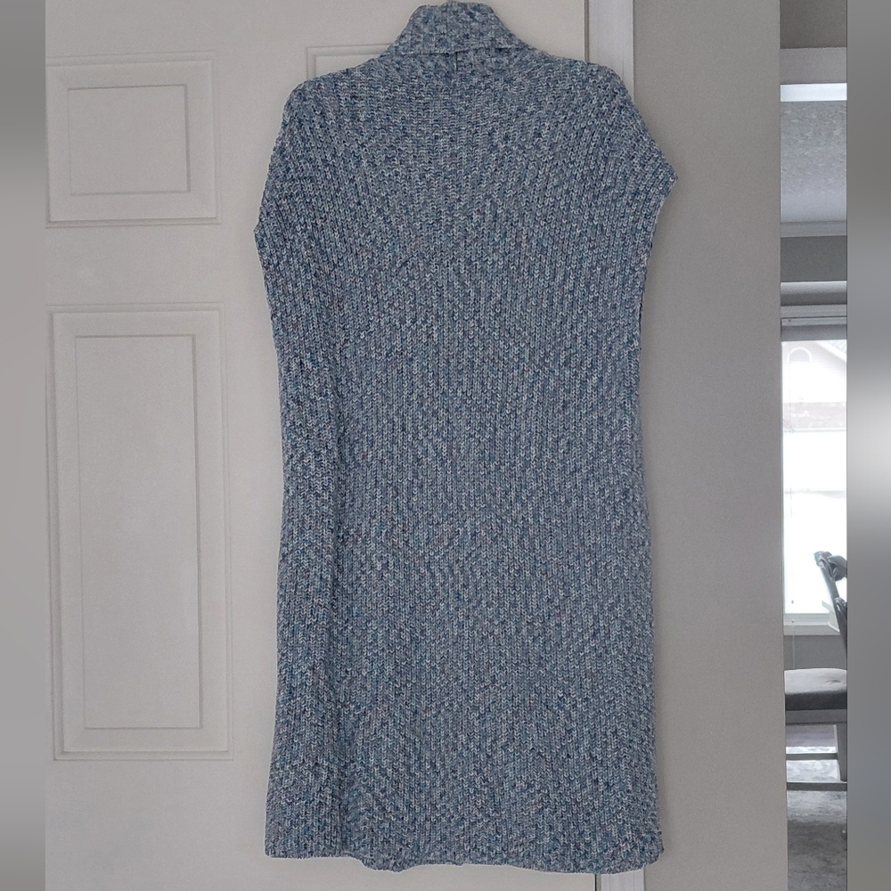 Cabi Love, Carol Collection Blue Long Duster Cardigan Sweater Size Small - Picture 5 of 8